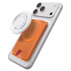 Spigen Valentinus MagFit+ MagSafe magnetiline telefoni kaarditasku – oranž