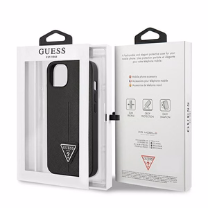 Guess GUHCP14MPSATLK iPhone 14 Plus 6,7 "must / must hardcase SaffianoTriangle Logo