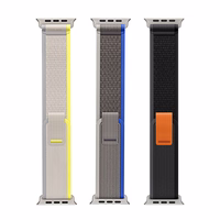 DUX DUCIS strap YJ nylon jaoks Apple Watch 42 / 44 / 45 / 49 mm sinine hall