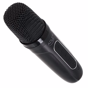 Adler AD 1199 karaoke kõlar mikrofoniga, SD/USB/AUX/Bluetooth, must