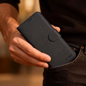 Tech-Protect Wallet rahakotitüüpi ümbris OnePlus Nord 6 jaoks – must