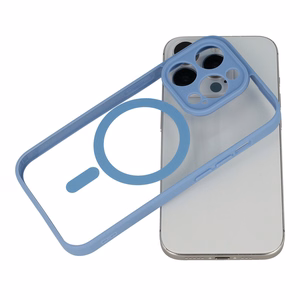 Acrylic Color Magsafe Ümbris jaoks Samsung Galaxy S24 FE light sinine