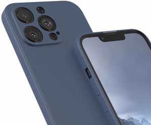 Liquid Silicone 1,5 mm ümbris Xiaomi Redmi A7 4G mudelile, tumesinine