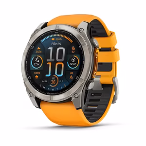 Nutikell Garmin Fenix 8 Sapphire oranž
