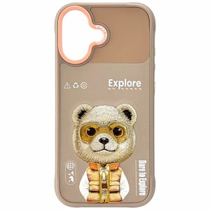 Nimmy Cool&Cute 2.0 Bear Ümbris jaoks iPhone 17 - Beige