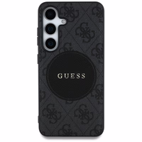 Guess 4G Round Patch Classic Logo MagSafe ümbris jaoks Samsung Galaxy S25 must