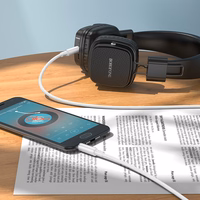 Borofone Kaabel AUX BL21 Lemon - jack 3,5mm to jack 3,5mm - 1 metre sinine