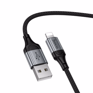 Кабель USB C – Lightning Hoco PD 27W 1,5 m X121 черный
