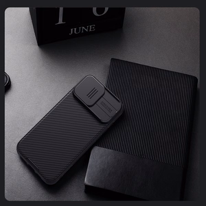 Nillkin CamShield Pro iPhone 16 Pro ümbris (must)