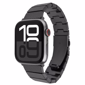 FIXED FIXREST-434-CB – epoksüvaigust kellarihm, 44/45/46/49 mm, Apple Watch, süsimust