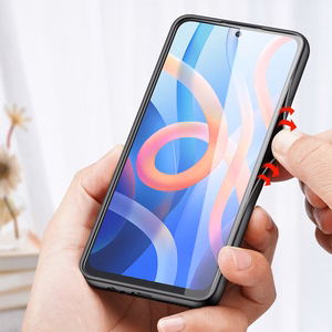 Dux Ducis Fino nailonist kattega ümbris Poco M4 Pro 5G must