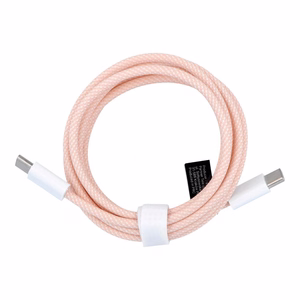 Kaabel Type C to Type C PD QC3.0 3A 60W C263 1,5 m roosa