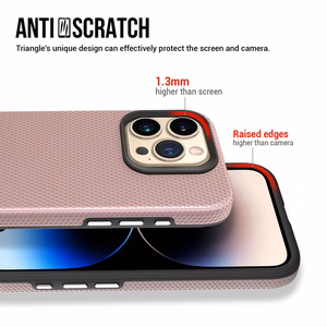 Vmax Triangle case for iPhone 14 Pro 6,1" rose gold