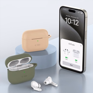 Tech-Protect Silicone Hook Ümbris jaoks Apple AirPods Pro 1 / 2 - Oranž