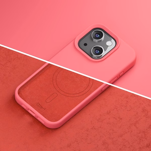 Etteri Silicone ümbris jaoks iPhone 15 6,1" raspberry