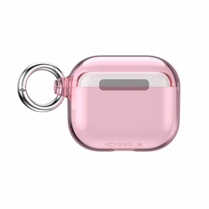 Speck Presidio Clear ümbris Apple AirPods 3 kõrvaklappidele, Microban mikroobivastase kaitsega, Icy Pink värvitoonis