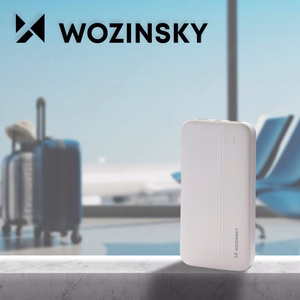 Wozinsky Powerbank Li-Po 10000mAh 2 x USB valge (WPBWE1)