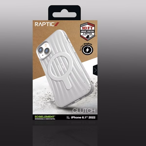 Raptic X-Doria Clutch Case iPhone 14 koos MagSafe tagakattega läbipaistev
