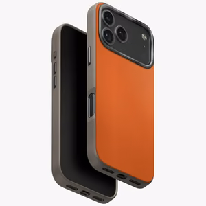 Uniq Lyden DS Чехол для iPhone 17 Pro Magclick Charging - оранжево-серый