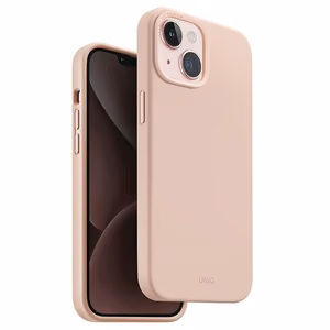 Uniq Lino Hue Magclick Charging ümbris jaoks iPhone 15 - roosa