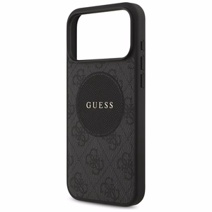Guess 4G Circle Classic Logo MagSafe ümbris jaoks iPhone 17 Pro Max - must