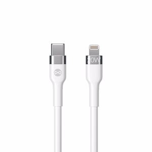 Forever Paindlik kaabel USB-C - Lightning 1,0 m 20W valge
