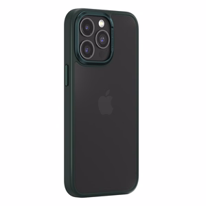 Comma ümbris Joy Elegant jaoks iPhone 15 Plus navy roheline