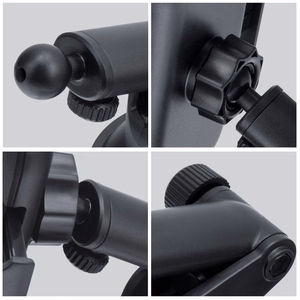 Car phone hoidja Forcell F-Grip Carbon Bracket mounting arm windshield / dashboard must