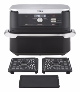 Ninja Foodi FlexDrawer AF500EU – kahe tsooniga kuumaõhufritüür, 2470 W, 10.4 l, must