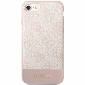 Guess GUHCI8G4GLPI iPhone 7/8/SE 2020/ 2022 roosa/roosa hard ümbris 4G Stripe Collection