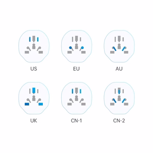 Tech-Protect Universal Travel Adapter to EU - valge