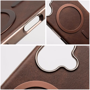 GENTLEMAN MAG COVER Ümbris compatible koos MagSafe jaoks IPHONE 11 pruun