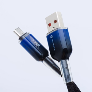 Kaabel USB A to Micro USB Forcell F-Energy QC3.0 2,4A 18W Gradient 1 m C351 must