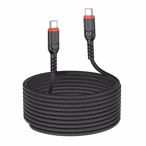 Кабель USB C to USB C Hoco 3A 60W 3 m X59 черный