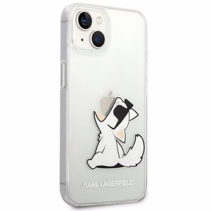 Karl Lagerfeld KLHCP14MCFNRC iPhone 14 Plus 6.7 "hardcase clear / transparent Choupette Fun