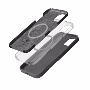 Crong Color Cover Magnetic MagSafe ümbris seadmele iPhone 16 Pro Max, titaanivärvi