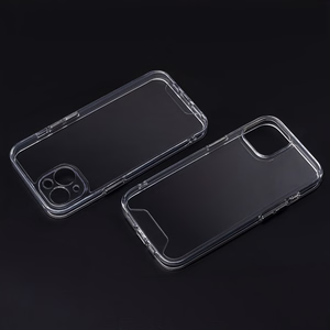 Hybrid Crystal case for iPhone X / XS transparent big hole