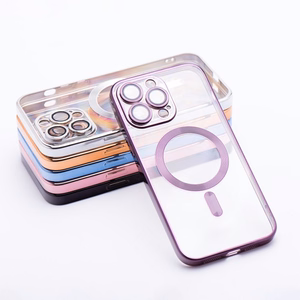 ELECTRO MAG COVER case compatible with MagSafe jaoks IPHONE 17 Pro deep lilla