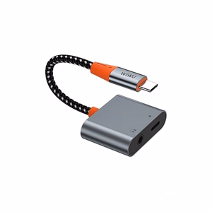 WiWU - Audio adapter LT10 Typ C to Typ C + 3.5mm