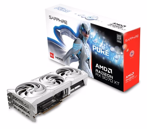 Sapphire PURE Radeon RX 9070 XT videokaart, AMD, 16 GB GDDR6