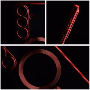 ELECTRO MAG COVER case compatible with MagSafe jaoks SAMSUNG S26 Pro punane