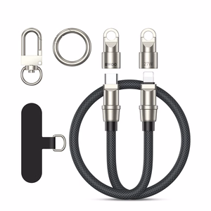 BWOO Lanyard кабель USB-C - Lightning 0.3m 27W с ремешком