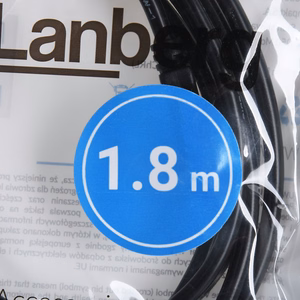 Lanberg CA-USBA-20CU-0018-BK USB kaabel 1,8m 2.0 USB A must