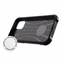 Hübriidarmor ümbris Tugev vastupidav kate iPhone 12 Pro Maxile must