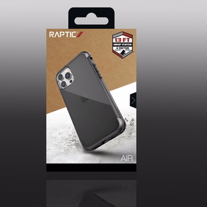 Raptic X-Doria Air ümbris iPhone 14 Pro Maxi jaoks soomustatud kate must