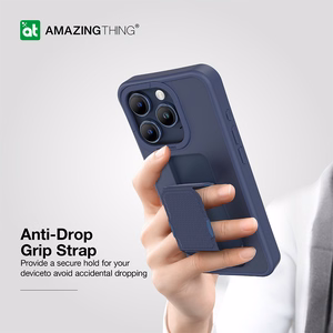 Amazing Thing Matte Pro Mag Ümbris 12FT IP156.1PMPBU jaoks Iphone 15 Pro tumesinine