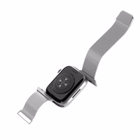 Puro Milanese Stainless Steel Strap jaoks Apple Watch 42 / 44 / 45 / 49 mm - Hõbedane