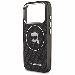 Karl Lagerfeld IML Karl Head Logo MagSafe Ümbris jaoks iPhone 17 Pro Max - Must