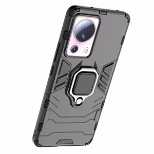 Ring Armor ümbris jaoks Xiaomi 13 Lite armored cover magnetic holder ring must