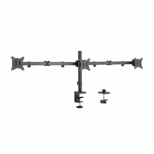 Gembird MA-D3-01 reguleeritav lauahoidik 3 monitorile (pööratav, kallutatav), 17”–27”, kuni 7 kg